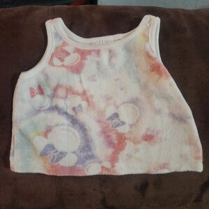 Pastel Tie-Dye Kids Crop Tank Top